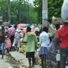 O movimentado mercado de Cabaret, antiga Duvalierville, ao norte de Port-au-Prince, no Haiti